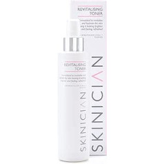 Skinician SKINIAN atdzīvinošs toniks - bagāts ar C vitamīnu, gurķi + vitamīnu B5 - Profesionāla ādas kopšana - Ikdienas sejas toniks gaišai un mirdzošai ādai - Cruelty Free & Vegan (200 ml)