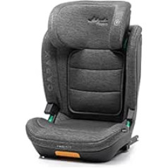BABYAUTO - Capax Isofix autokrēsliņš 2/3 grupai (15-36 kg/4-12 gadi) iSize drošības auto sēdeklis, regulējams galvas balsts, bērniem - pelēks