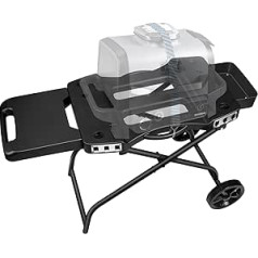 GFTIME BBQ statīvs Ninja Woodfire Grill, BBQ Cart salokāms āra grila statīvs Ninja Woodfire āra grilam (Ninja OG701), Traeger Ranger, Pit Boss, Blackstone Griddle