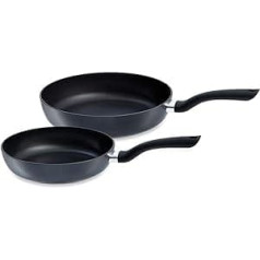 Fissler Cenit/pannu komplekts ar 2 (diametrs 24 cm, diametrs 28 cm) pārklātas alumīnija pannas, nepiedegošas pannas