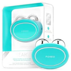 Foreo Bear Smart Microcurrent Face Lifting Device | Double Chin Remover | Face & Jawline Trainer | Instant Visible, Non-Invasive Facelift | Anti-Ageing | Safe & Painless | Mint