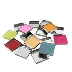 Lurrose Tukšas Eyeshadow Pans for Eyeshadow Palette Iron Plate Pack of 56