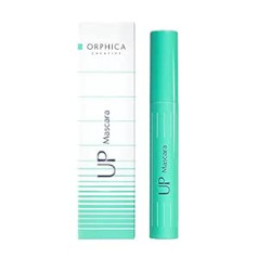 Orphica Mascara Intense Black 7,5 ml, skropstu tuša ilgstošai pagarināšanai, izteiksmei un apjomam, skropstu pieaudzēšanai, skropstas dabīgas, biezākas, garas, acu grims