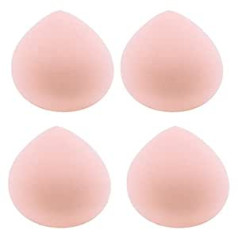 Karjiaja 4 gab. Marshmallow Sponge kosmētikas komplekts Rozā aplauzuma sūkļi Bez lateksa Beauty Blender Makeup Sponge Īpaši mīksts kosmētikas sūklis tonālajam krēmam, krēmiem un pūderiem