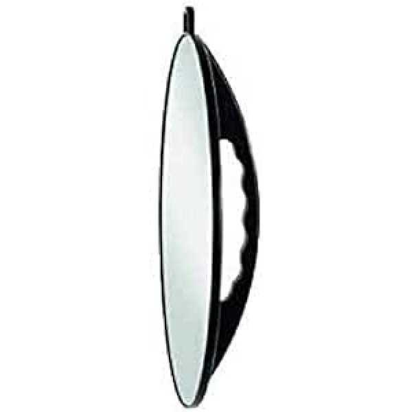 Efalock Professional Hand Mirror Slim, melns, iepakojumā 1 (1x 1 gab.)