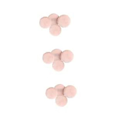 Doitool 12 Pcs Mixing Sponge Sejas pūdera dvesma ķermeņa pūderim Make Up Puff Maisīšanas sūkļi apaļa pūdera kārta Kosmētiskie pūderi gaisa spilvenu pūderis Dienvidkorejas aplauzums.