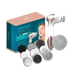 Cecotec Total Clean Facial Cleansing Brush for Face, Body and Feet 360 Degree Rotation Ergonomic Design and Travel Bag