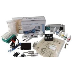 ‎Tattoo [Inkgrafix] Piercing IG-S6 INKgrafiX® Germany Complete Tattoo Set 2x Luxury Coil Machines Studio