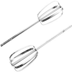 BESTonZON Whisk Stainless Steel Multifunctional Manual Whisk Milk Frother Whisk Hand Mixer for Mixing Eggs Sauces Foam Beater Hand Stirrer 1 Pair