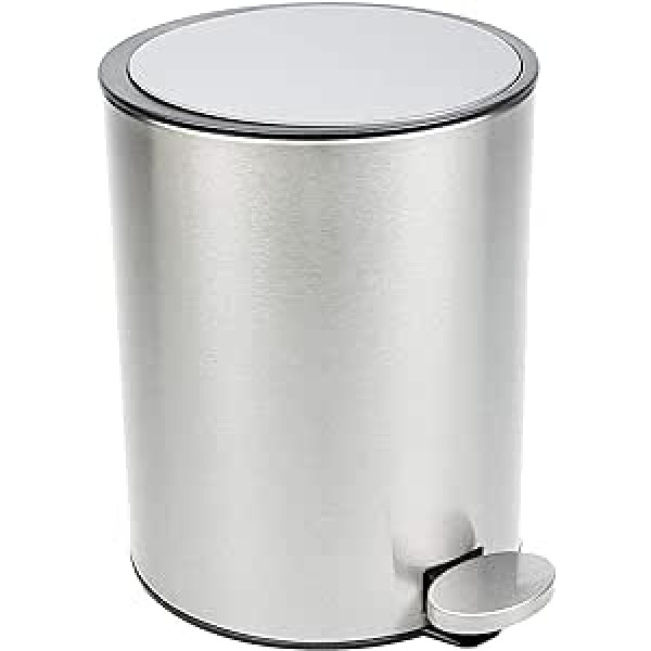 Bamodi Stainless Steel Cosmetics Bin, 3L Bathroom Bin, with Soft Close System to fall in love with