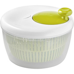 Moulinex Classic Salad Spinner 5 L (5/7 pers), Dishwasher Safe, Easy and Quick Wring of Salad, with Stop Button, K1690104