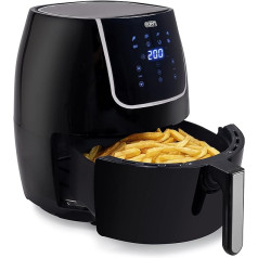 Eden ED-7012 - karstā gaisa cepeškrāsns - 6 litri - Airfryer - bez eļļas - digitālais displejs - 8 programmas - 1700 vati