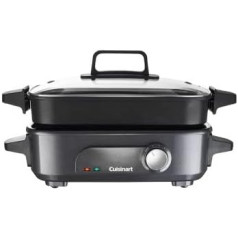 Cuisinart Cooking In | Grilling, Searing, Steaming, Simmer and Cooking | GRMC3U | Midnight Grey