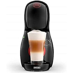 De'Longhi Nescafé Dolce Gusto Piccolo XS EDG kapsulu mašīna karstiem un aukstiem dzērieniem 15 bāru sūkņa spiediena manuāla ūdens dozēšana, melna