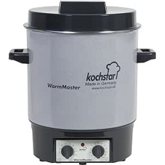 Kochstar Einkochautomat WarmMaster S (Einkochtopf / Einkocher mit Uhr, Heißwasserspender, 1800 W, 230 V, 27-29 L) 24118, aus Emaille