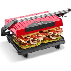 3-in-1 Sandwich Maker, 750 W Sandwich Toaster, 3 Removable Grill Plates, Contact Grill, Waffle Iron, 3-in-1, Dishwasher Safe, Triangular Sandwich Maker, Non-Stick, Black
