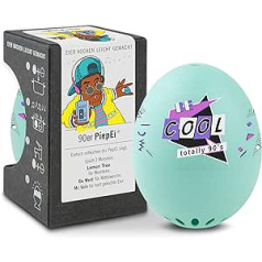 90s PiepEi - Singing Egg Timer for Cooking - Egg Cooker for 3 Hardness Levels - 30th Birthday - Funny Cooking Egg - Music Egg Timer - Brainstream