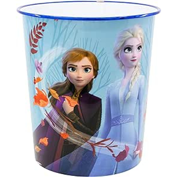 Children's Metal Waste Bin | Frozen II Blue Forest