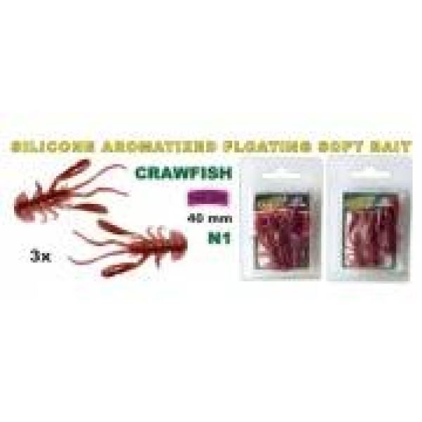 Silikona māneklis SARGOFISH Raza CRAWFISH FM 40 - 01