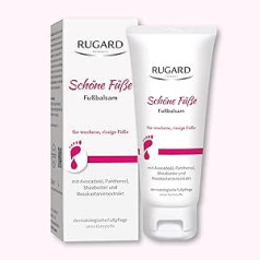 Rugard Beautiful Feet Foot Balm, 100 ml: Intensive & Antibacterial Foot Care for Cracked & Dry Feet, with Horse Chestnut Extract, Avocado Oil, Panthenol & Shea Butter