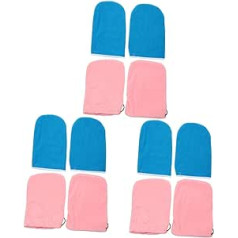 Minkissy 6 Pcs Hand Care Roku maska Mitrinoša Skaistuma Cimdi Cimdi roku Mīkstināšanai Mitrinoši Cimdi Hand Spa Treatment Gloves Maigs