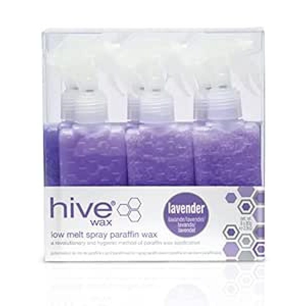 Hive Spray Lavender Low Melt Paraffin Cartridges 80G (6) by Hive of Beauty