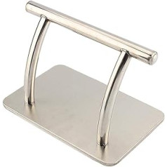 Estink Hairdresser Footrest, Stainless Steel Footrest, Hairdresser, Mobile Footrest Stand-by, 30 cm Footrest Foot Pedal for Hairdressing Salons, Beauty Salons, Hairdresser, Tattoo Shop