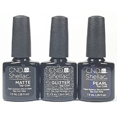 CND Shellac Top Coat Collection Alluring Trilogy