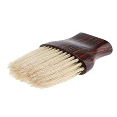 B Baosity Neck Brush Horsehair Wood Neck Brush Hairdresser Quality