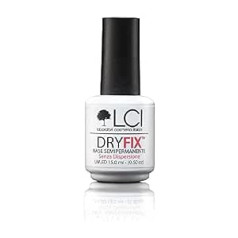 Lci Cosmetics DryFix No Wipe daļēji pastāvīgs bāzes pārklājums 15 ml caurspīdīgs