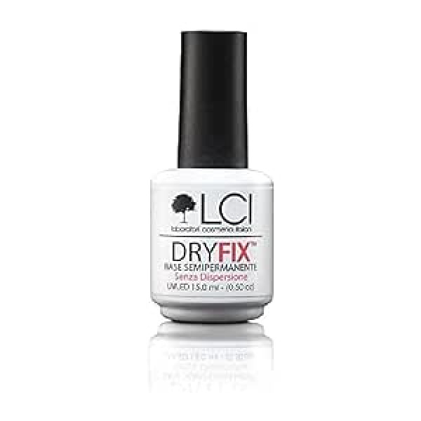 Lci Cosmetics DryFix No Wipe Semi-Permanent Base Coat 15 ml Transparent