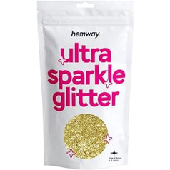 Hemway Ultra Glow Glitter — 1/10 дюйма, 0,1 дюйма, 2,5 мм — четырехсторонние блестки в форме звезды, праздничные для украшения, альбома для вырезок из смолы,