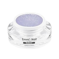 Emmi Nail Studioline Strong Ice Flakes I Clear LED UV Builder gēls gēla nagiem I Uzkrītoša nagu modelēšana, pateicoties Glitter Particles I Stable I 15 ml