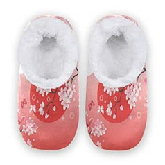 ‎Mnsruu Mnsruu Japanese Cherry Tree Sun Slippers Comfortable Non-Slip for Women Size 37-38