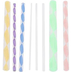 Magiclulu nagu stienis Nagu stienis akrila stieņa punktveida krāsošanas rīki 8gab Mandala Mandala Diy Poted Rod Pass Stift Toter Pointing St?be Dotting Tools Dot Painting Tools Akrila stienis Akrila stienis