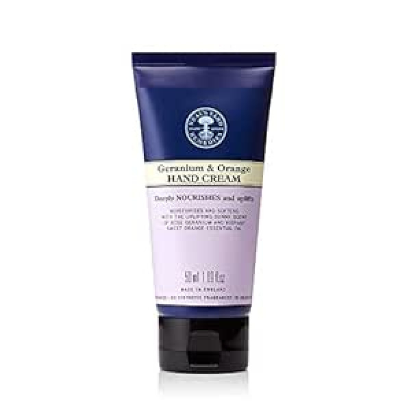 Neal's Yard Remedies Geranium and Orange Hand Cream, Deep Conditioning, Keeps Hands Soft, 50ml