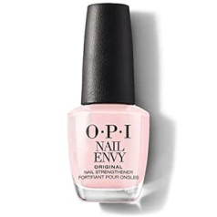 OPI Nail Envy Bubble Bath - Nail Hardener with Calcium for Weak and Brittle Nails - Alone as Treatment or as Nail Polish in Pastel Pink