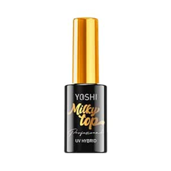 Yoshi Top Coat 10 мл - Верхнее покрытие без потового слоя - УФ-покрытие для гелевого и гибридного маникюра - Профессиональное УФ-покрытие - Лак для н