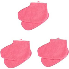 ‎Frcolor FRCOLOR 3 Pairs Paraffin Wax Bath Pads Paraffin Foot Covers Paraffin Wax Warmer Paraffin Wax Pedicure Paraffin Foot Protector Moisturizing Heel Socks Spa Foot Mask