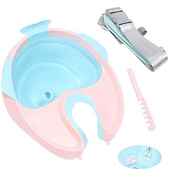 Frederimo Portable Living Room Mobile Hairdresser Washing Hair Sink Backwash Shampoo Bowl Pregnant Elderly Children