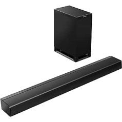 Panasonic SC-HTB900EBK Premium skaņas josla ar Dolby Atmos un Chromecast ierīci, ko noskaņoja Technics