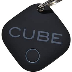 Cube Key Finder Smart Tracker Bluetooth GPS-Tracker für Hunde, Kinder, Katzen, Gepäck, Brieftasche, mit App für Telefon, austauschbarer Akku, wasserdichtes Ortungsgerät