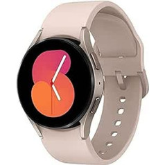 Samsung Galaxy Watch5 apaļš Bluetooth viedais pulkstenis Wear OS fitnesa pulkstenis fitnesa izsekotājs 40 mm rozā zelts (vācu versija)