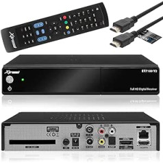 Xtrend ET 7100 V2 HD 1x DVB-C/T2 Tuner H.265 Linux Full HD 1080p HbbTV Cable Receiver