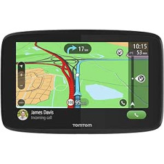 TomTom GO Essential navigācijas ierīce (6 collas, izvairieties no sastrēgumiem, pateicoties TomTom Traffic, Eiropas kartes atjauninājumi, brīvroku zvani, atjauninājumi, izmantojot Wi-Fi, TMC)