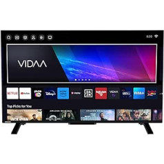 Toshiba 43UV2363DAW 43 collu televizors/VIDAA viedais televizors (4K UHD, HDR Dolby Vision, trīskāršs uztvērējs, Bluetooth, Dolby Audio) [2024]