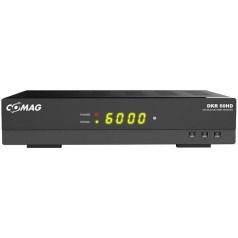 Comag DKR 60 HD digitālais Full HD kabeļa uztvērējs (PVR gatavs, HDTV, DVB-C, laika nobīdes funkcija, HDMI, SCART, USB 2.0) Melns