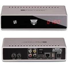 Opticum Odin2 E2 Linux HD kabeļa uztvērējs ar ierakstīšanas funkciju — YouTube, tīkla kino, ARD ZDF multivides bibliotēka, HBBTV, interneta radio, kabeļtelevīzijai, kabeļtelevīzijas uztvērējs, DVB-C, HDMI + Anadol HDMI kabelis