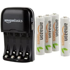AmazonBasics akumulatoru lādētājs Ni-MH AA/AAA baterijām