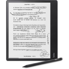 Kobo Elipsa 2E eReader 10,3 collu skārienekrāns bez atspīdumiem ar ComfortLight PRO Ietver Kobo Stylus 2 regulējama spilgtuma Wi-Fi Carta E tintes tehnoloģiju 32 GB krātuve